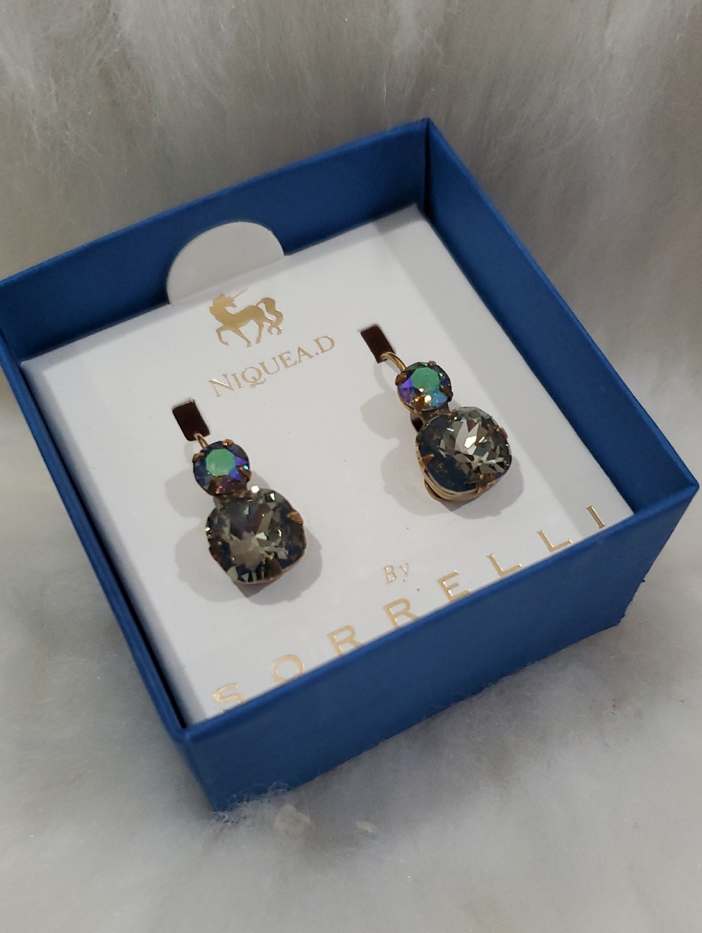 NIQUEA.D By SORRELLI On The Edge Crystal Drop Earrings